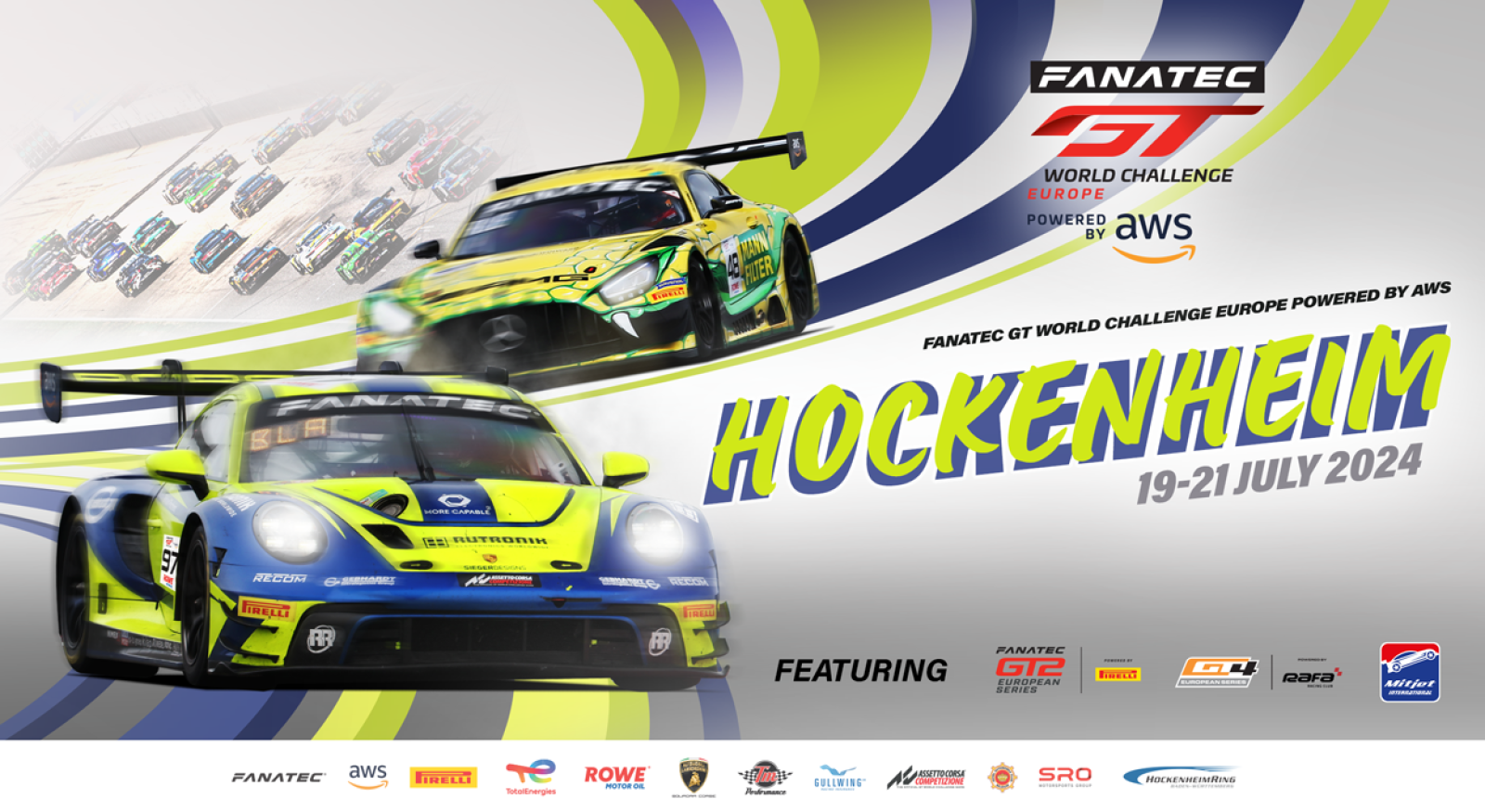 Fanatec GT World Challenge Europe Powered by AWS back in action as Sprint Cup heads to Hockenheim