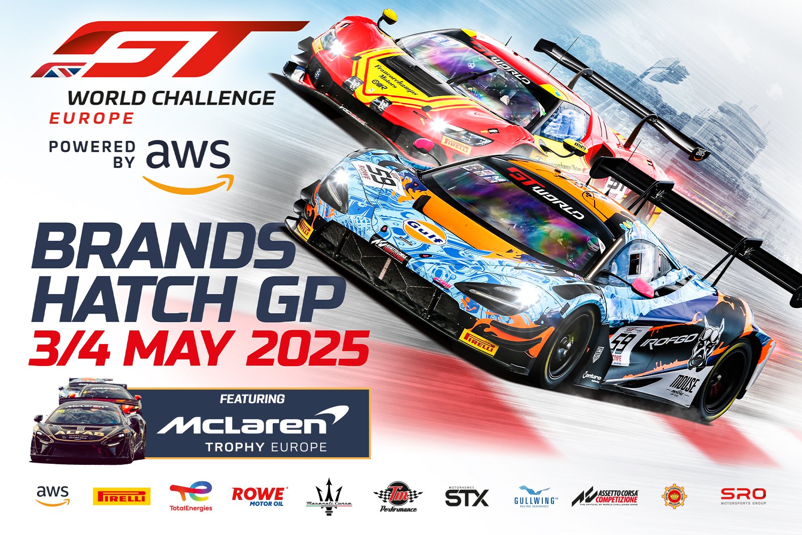 Sprint Cup launches at Brands Hatch with record 10 manufacturers featured on 30-car grid