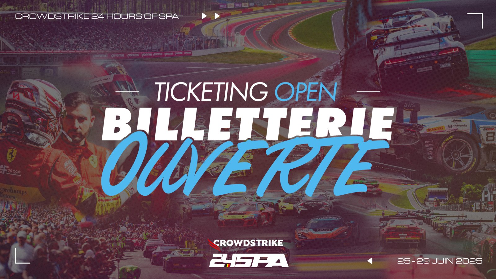 Ticket office now open for 2025 CrowdStrike 24 Hours of Spa