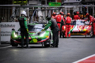 #488 Rinaldi Racing DEU Ferrari 488 GT3 Pro-Am Cup, Pitlane, Test Days Total 24H of Spa
