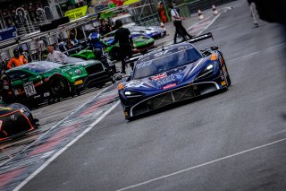 #60 Ema Group / 59 Racing AUS McLaren 720S GT3 - Ben Barnicoat GBR Lewis Williamson GBR Martin Kodric HRV, Official Test Session, Pitlane
