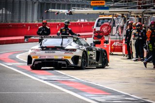 #90 Madpanda Motorsport ESP Mercedes-AMG GT3 Silver Cup Ezequiel Perez Companc ARG Patrick Assenheimer DEU Jorge Cabezas ESP, Official Test Session, Pitlane
