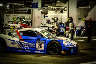 #26 Sainteloc Racing FRA Audi R8 LMS GT3 Silver Cup Steven Palette FRA Simon Gachet FRA, Pitlane, Pre-Qualifying
