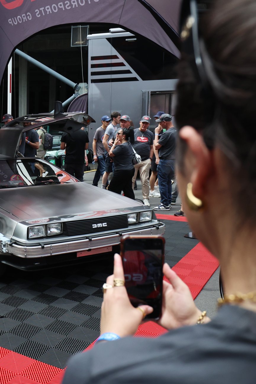 DeLorean Car Display